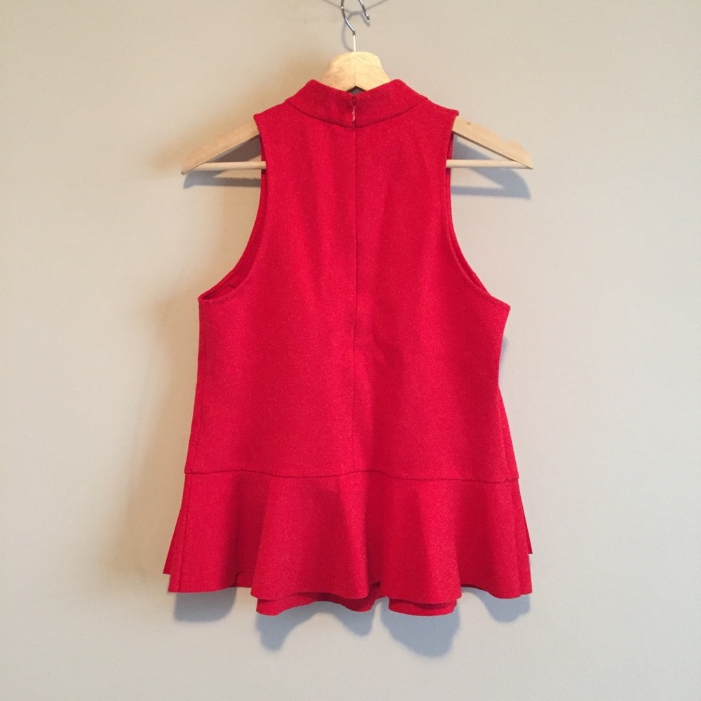 sale | anthropologie | ruffle peplum top - Picture 4 of 4